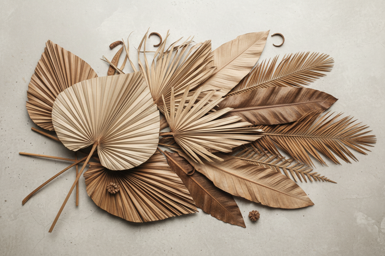 Dried Palm Leaves