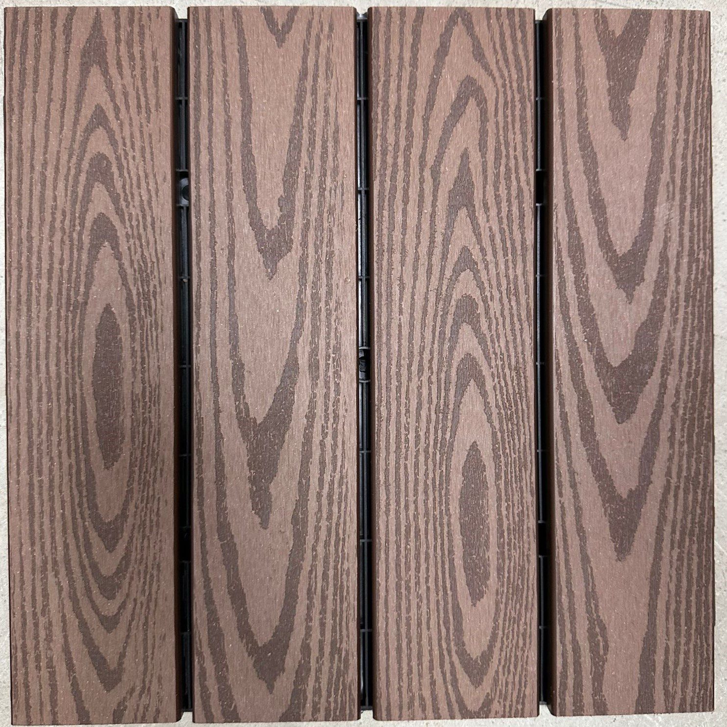 Decking Tiles Artificial Grass Wood Stone 30x30cm Outdoor/Indoor Aacc243