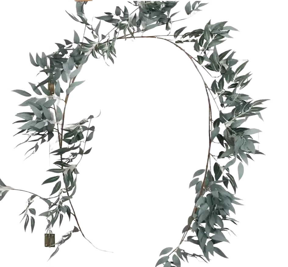 Artificial Nicoli Eucalyptus by Alton Flowers, realistic polyester and plastic eucalyptus branch with detailed leaves.