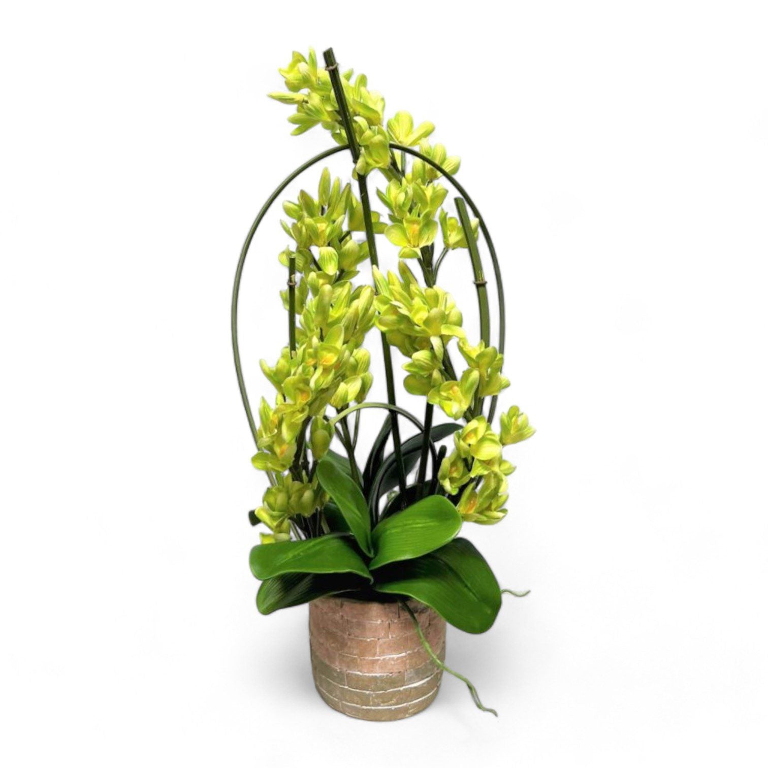 Artificial Flower Arrangement in ceramic pot, home decor, gifts, season greetings, new year, events AAA555