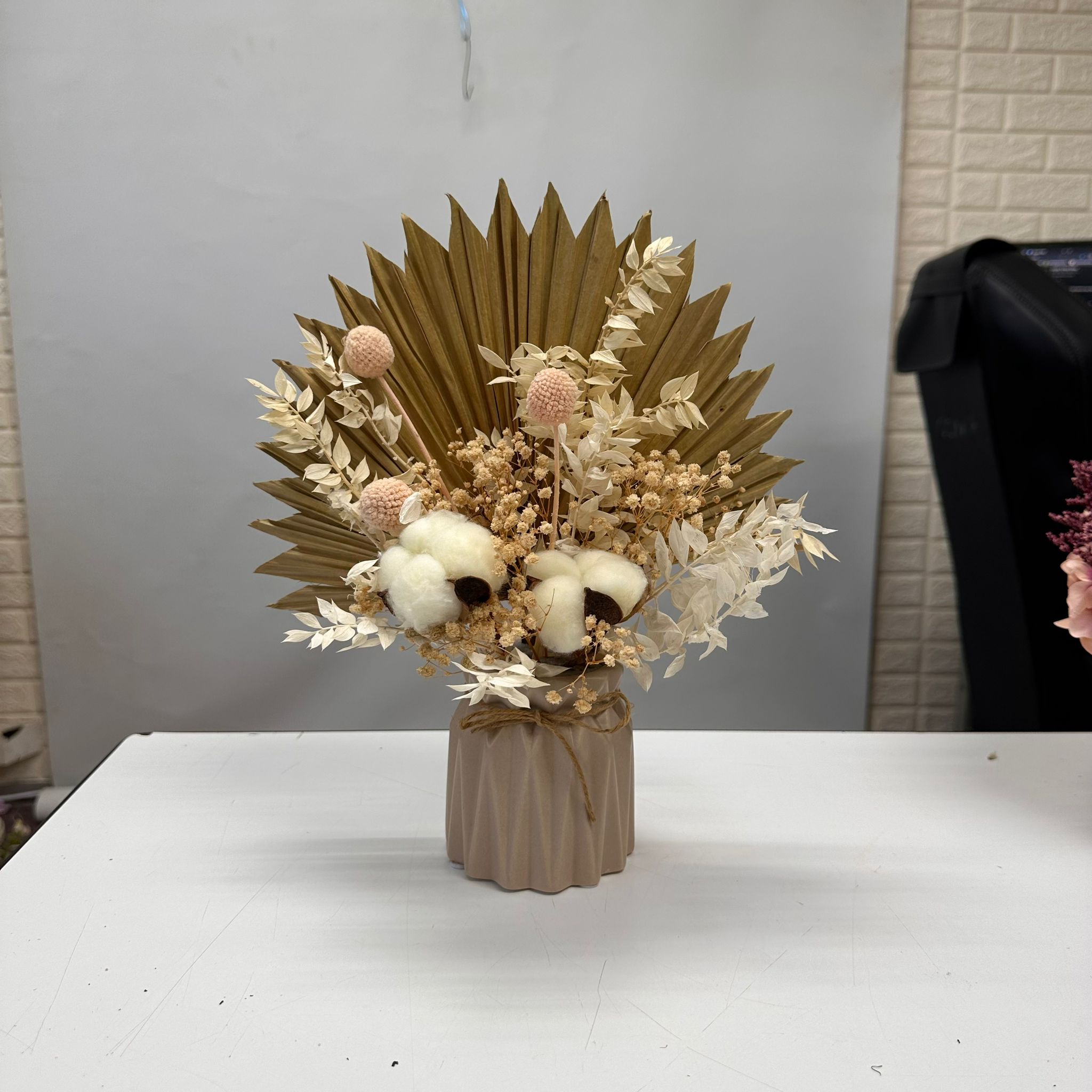 Dried Flowers Arrangement, Natural, Home Decor, Events, AAA576