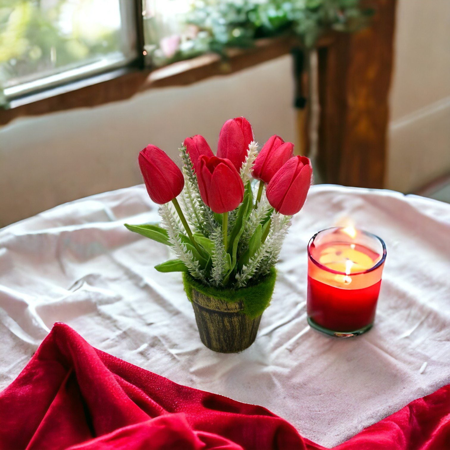 Artificial Flowers Arrangement, Home Decor, events, season, garden AAA624