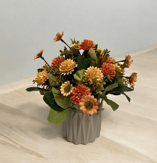 Artificial Flower Arrangement in ceramic pot, home decor, events, garden, plants AAA635a