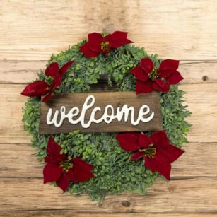 Artificial Wreath Christmas Garland round, door, garden event AAA644