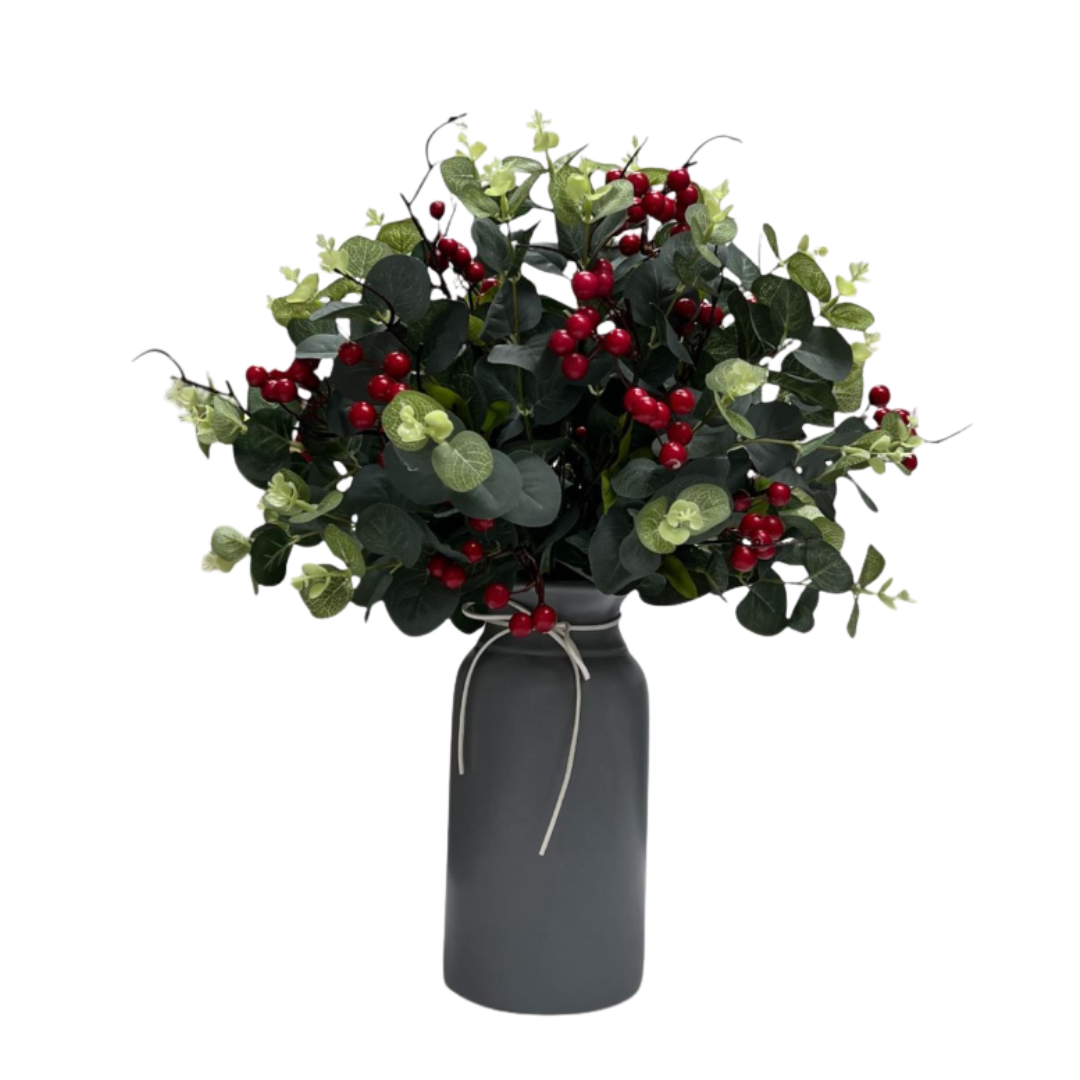 55cm Artificial Flower Arrangement, Christmas, Berrys, home decor, gardens, events