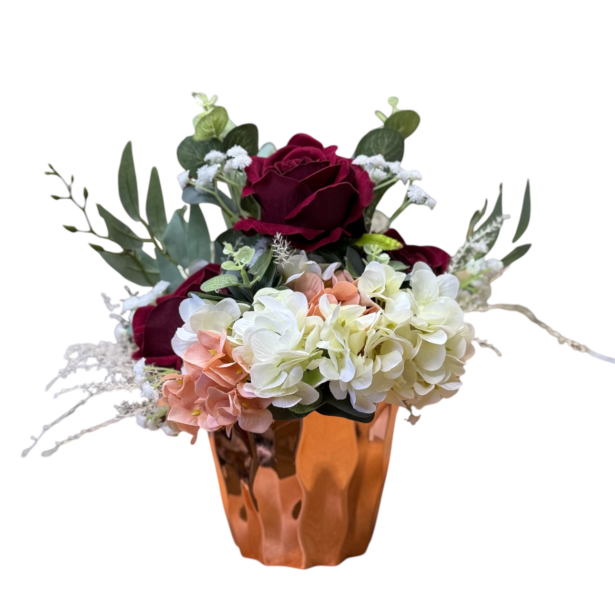 Artificial flower arrangement by Alton Flowers, perfect for home or office decor, featuring vibrant, realistic-looking faux flowers.