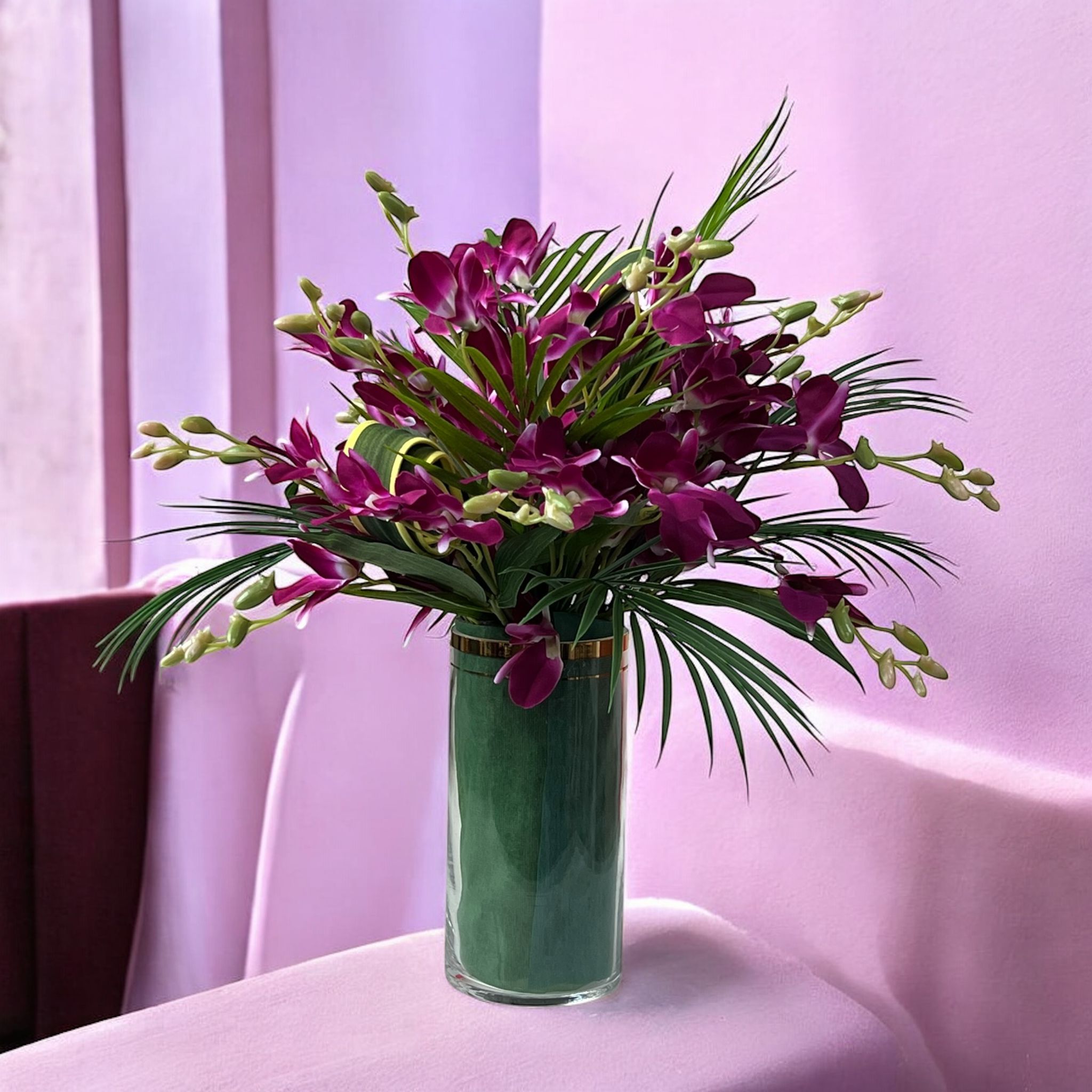 Flower arrangement, plants, Leafs, artificial, events, home decor, AAA895