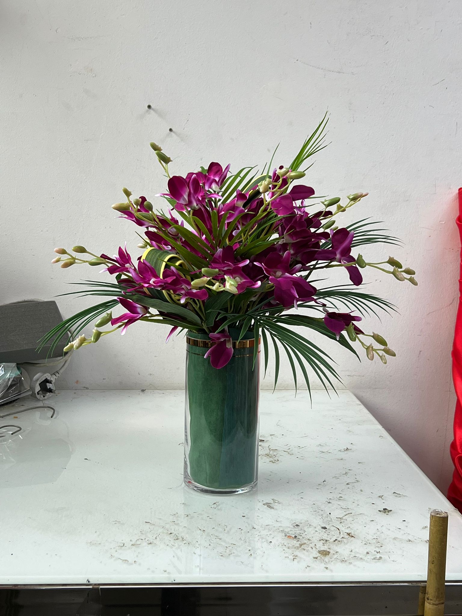 Flower arrangement, plants, Leafs, artificial, events, home decor, AAA895