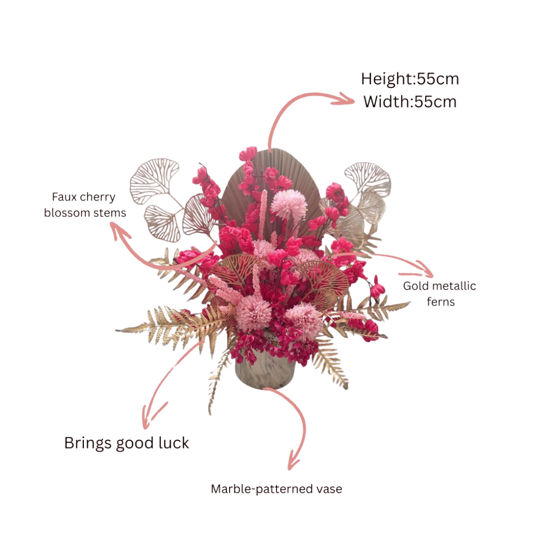 55cm Luxe Blossom Harmony Floral Arrangement AAA929