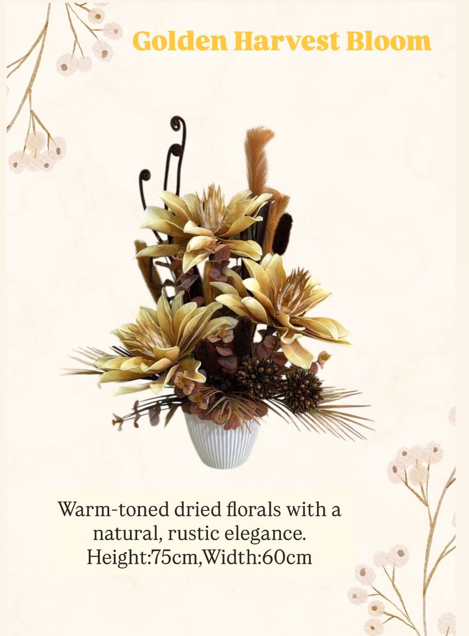 75cm Golden Harvest Bloom AAA939