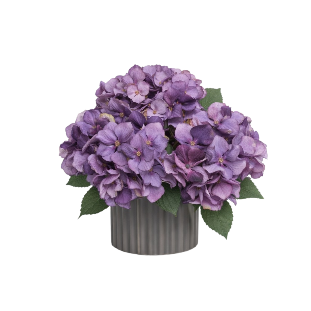 25cm Elegant Hydrangeas Artificial Flower Arrangement