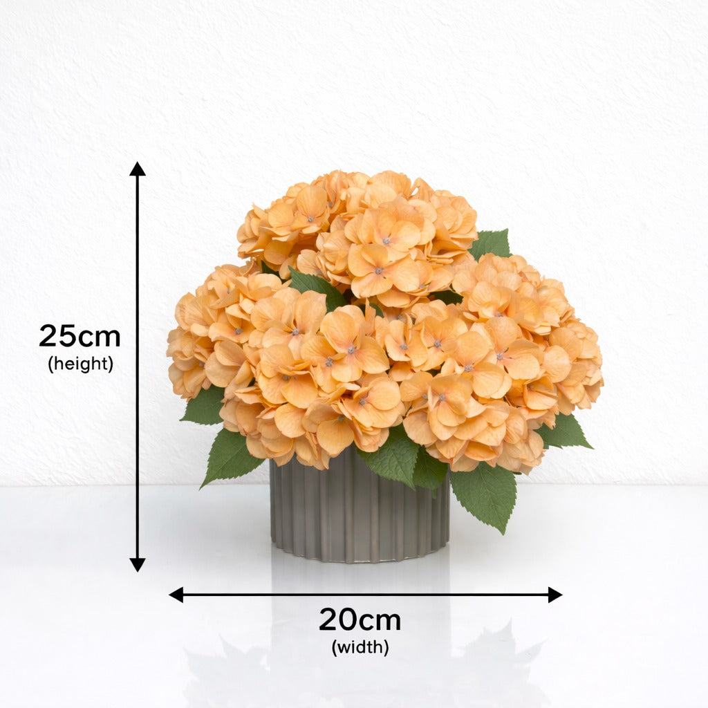25cm Elegant Hydrangeas Artificial Flower Arrangement AAA956