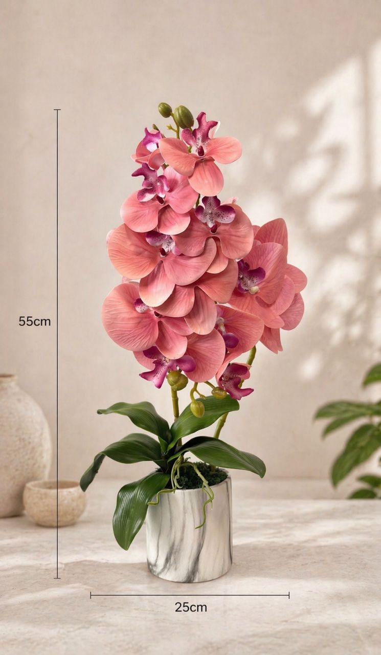 55cm Elegant artificial orchid arrangement