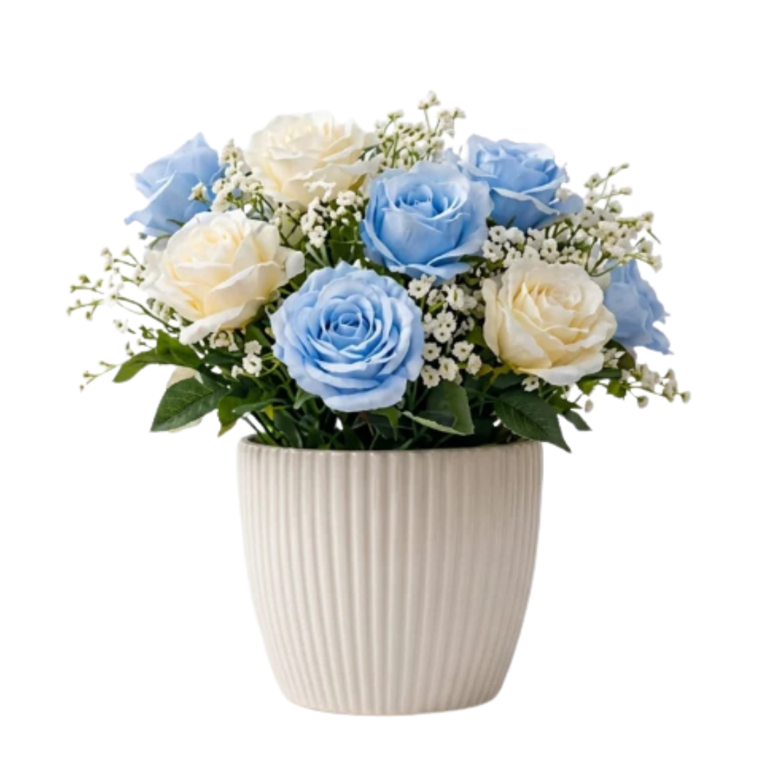Elegant Artificial Rose Flower Arrangement