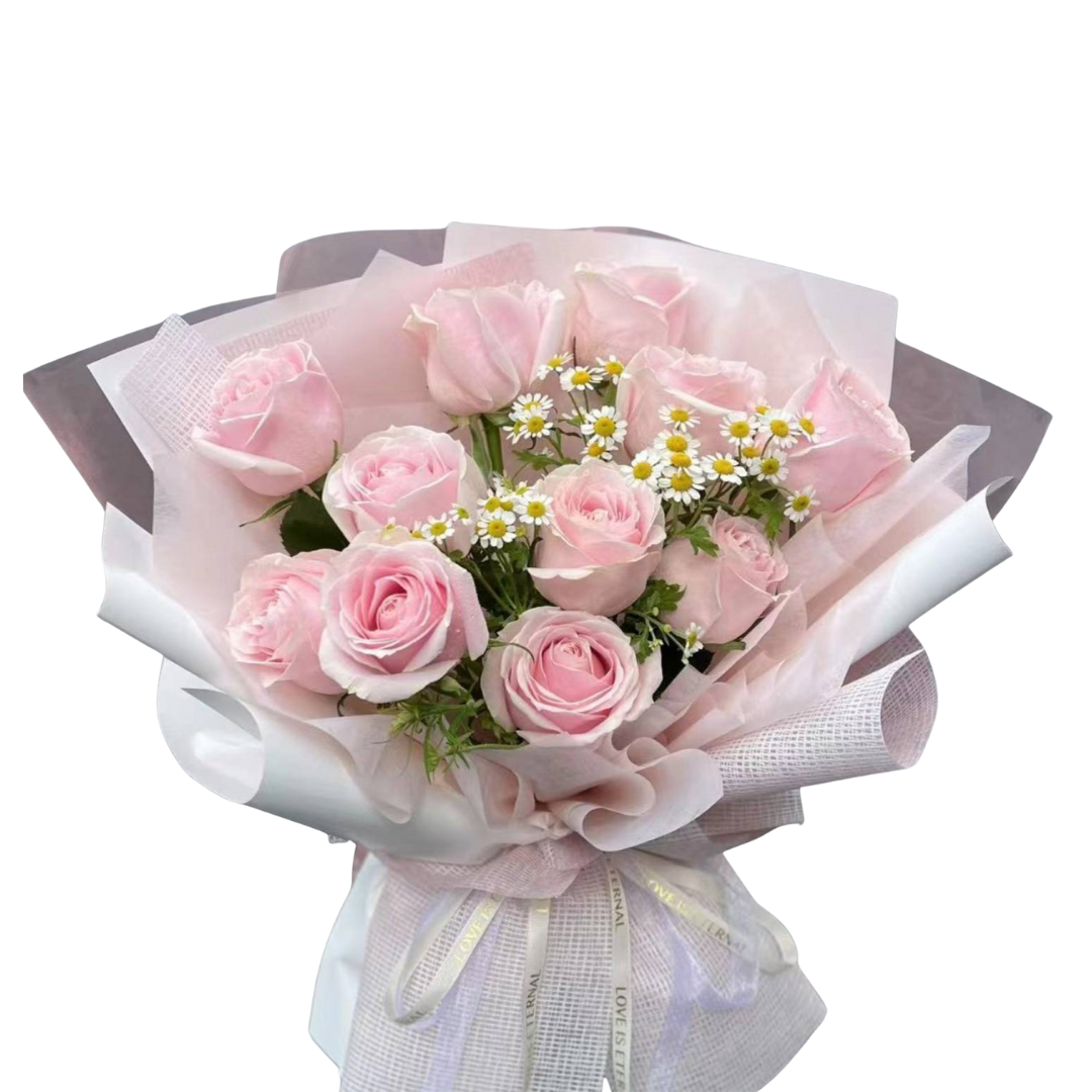 Elegant Red & Pink Carnation Bouquet β Perfect for Mother's Day or Love Gifts AFT177