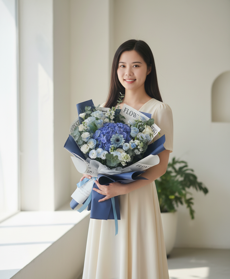 Ocean Bliss - Fresh Flower Arrangement AFT220