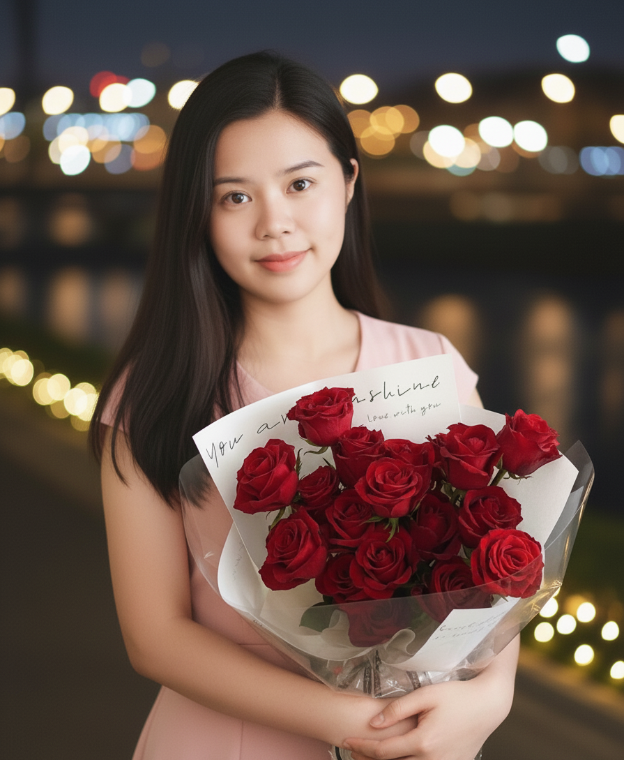 Fiery Fantasy 2 - Fresh Flower Arrangement AFT221