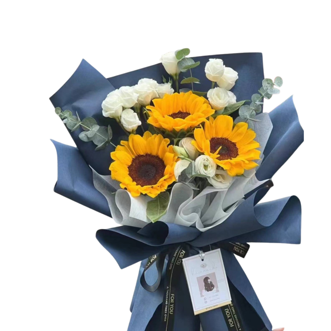 Sunlit Symphony - Fresh Flower Arrangement AFT226