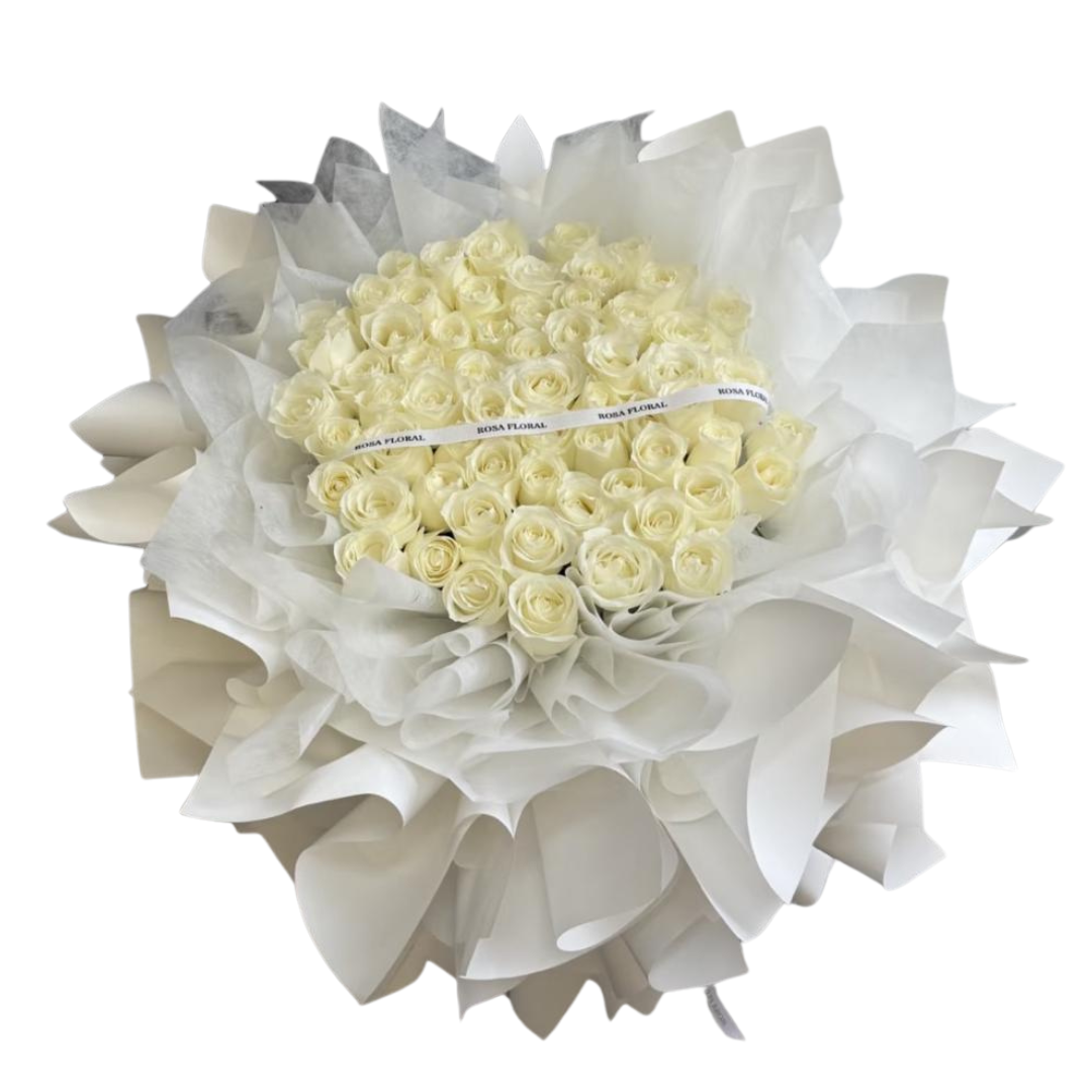 White Embrace - Fresh Flower Arrangement AFT230