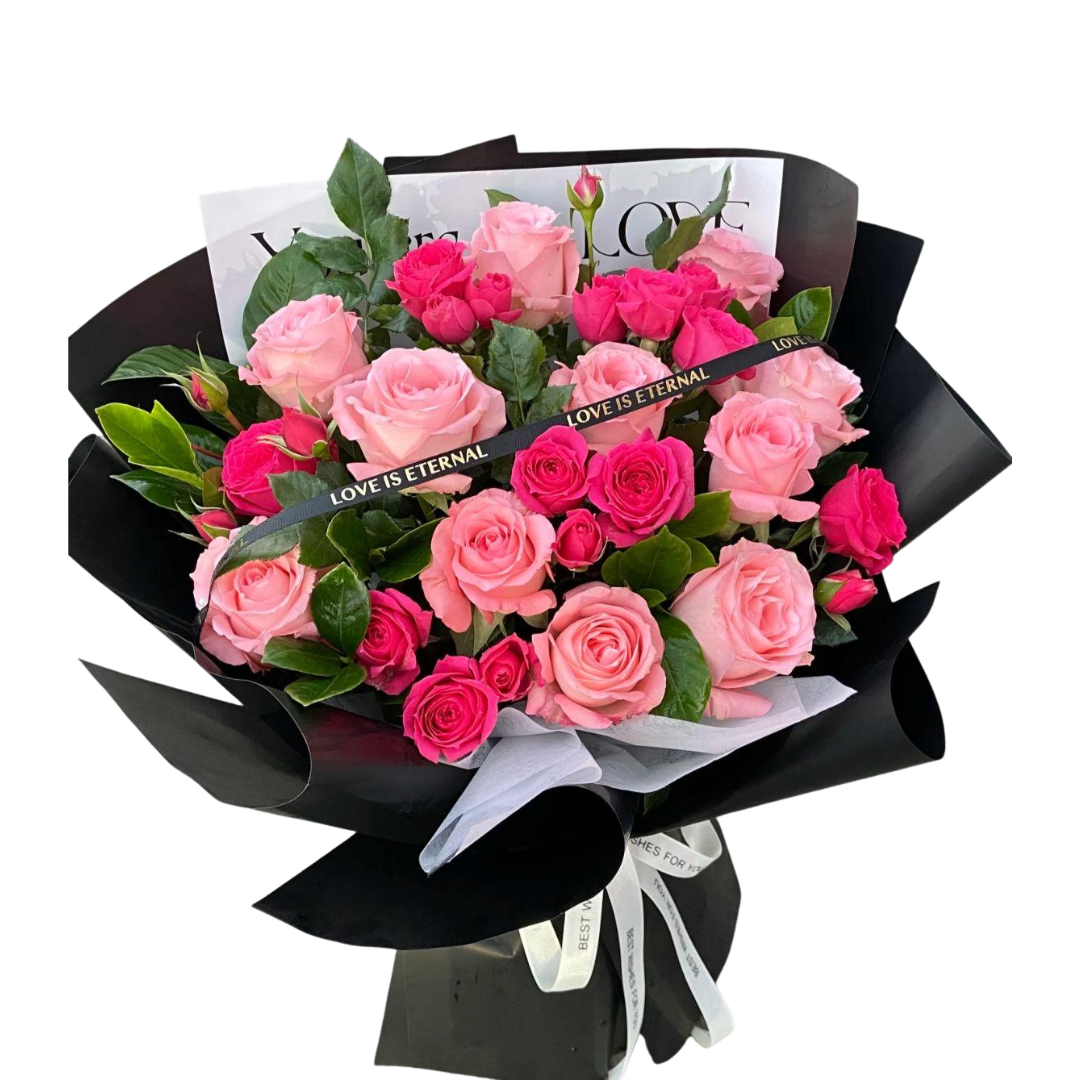 Blush Whispers - Fresh Flower Arrangement AFT237