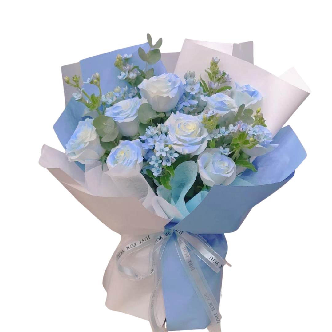 Icy Petals - Fresh Flower Arrangement AFT241