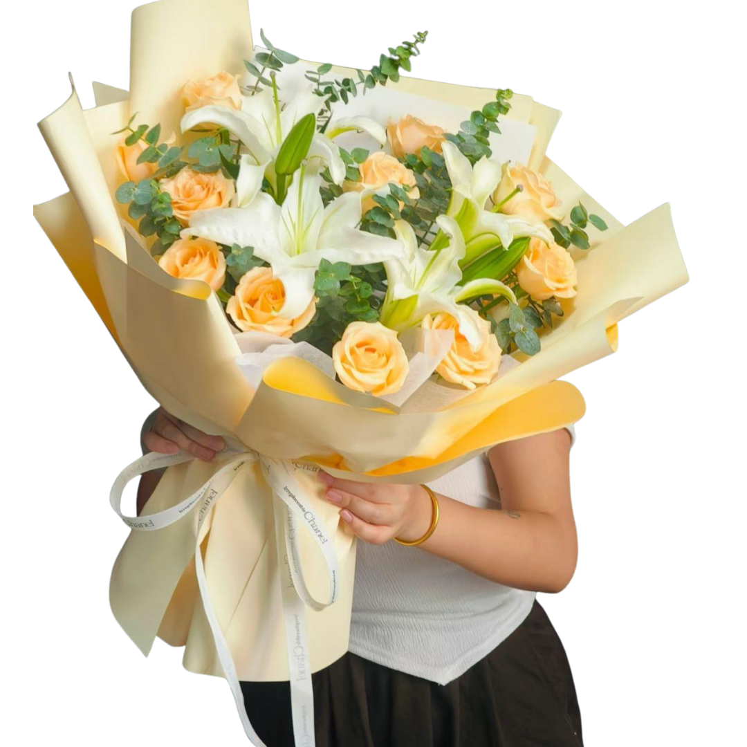 Peace Charm - Fresh Flower Arrangement AFT248