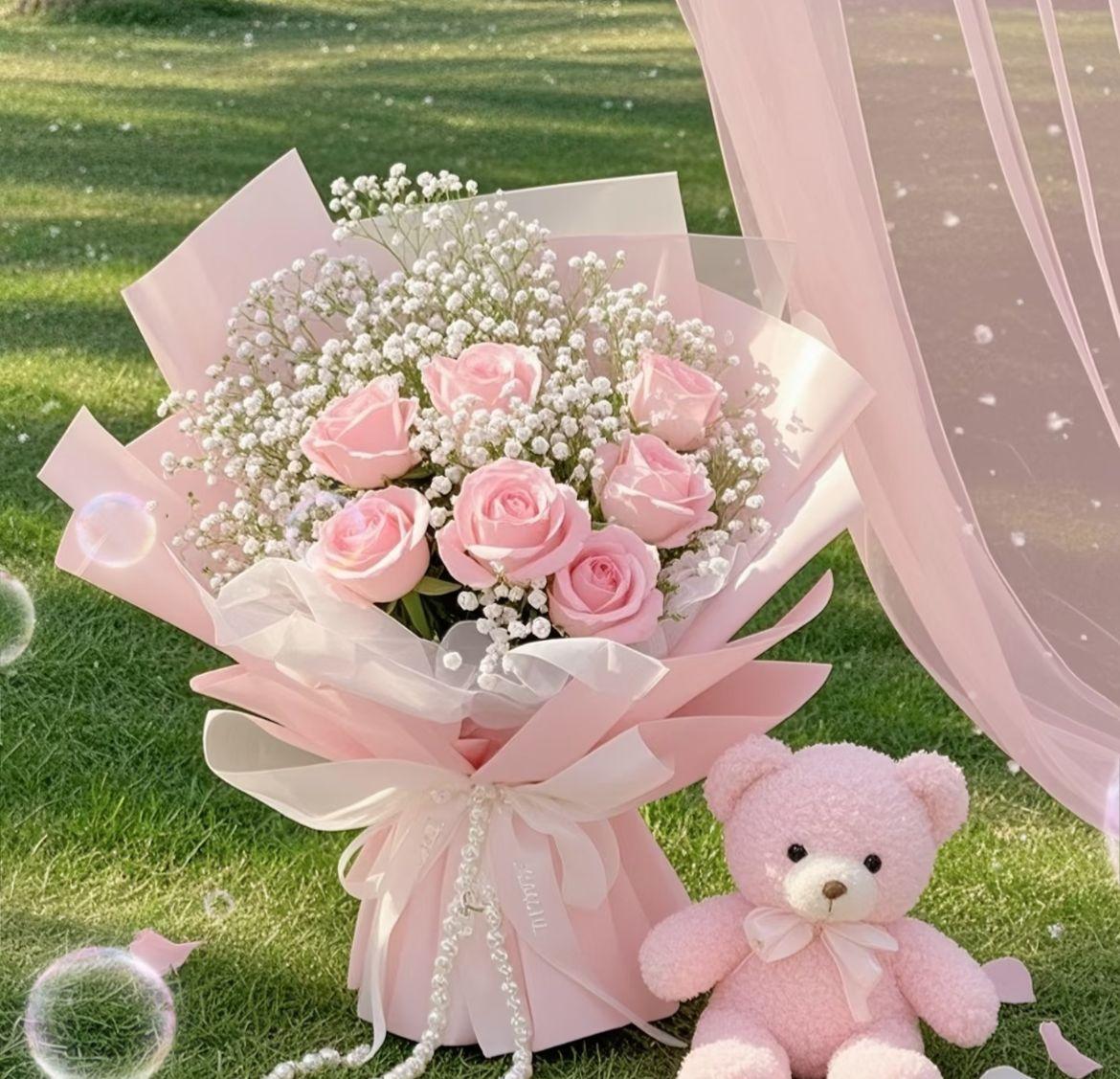 Soft Glow - Fresh Flower Arrangement AFT252