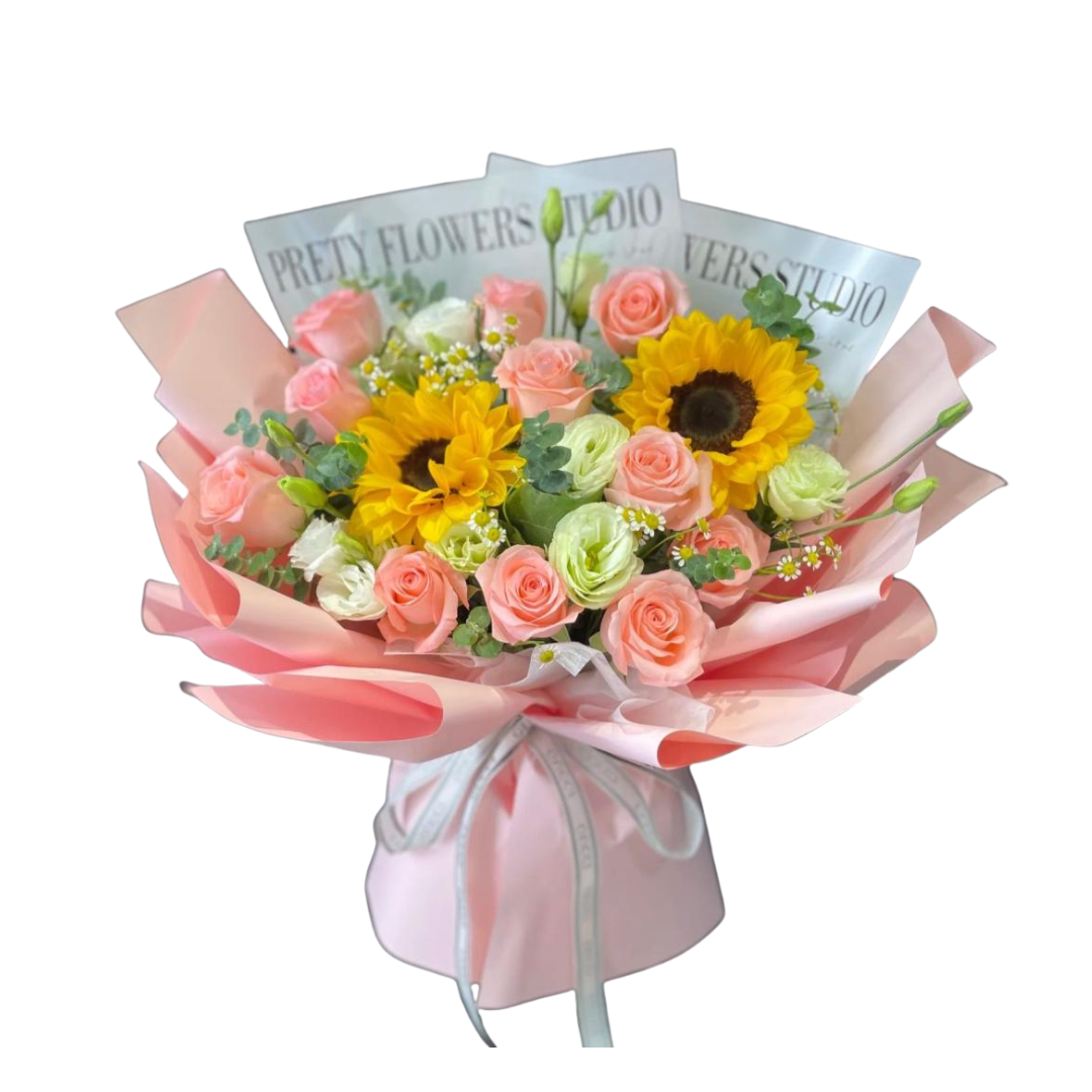 Summer Glow - Fresh Flower Arrangement AFT255