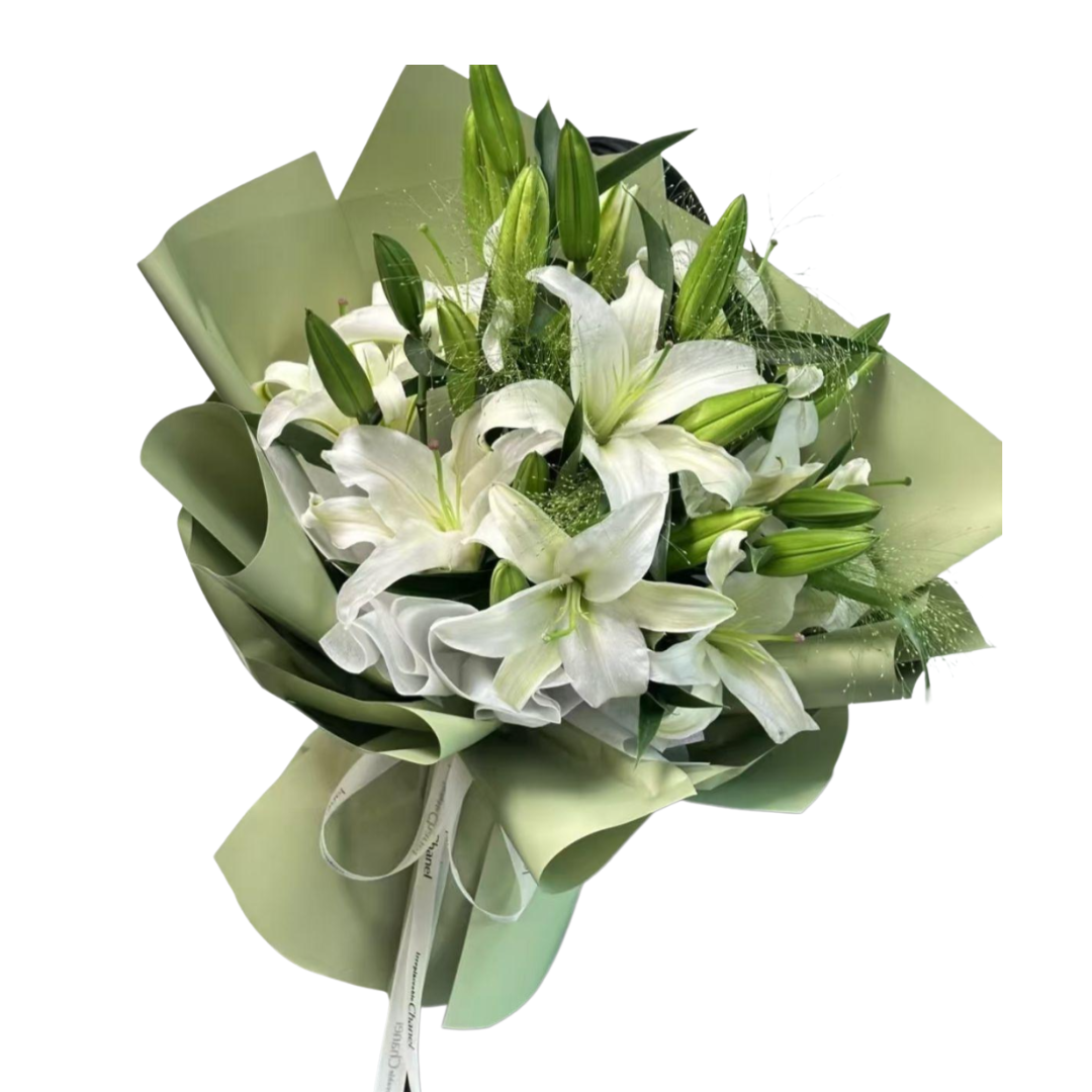 White Poem - Fresh Flower Arrangement AFT260