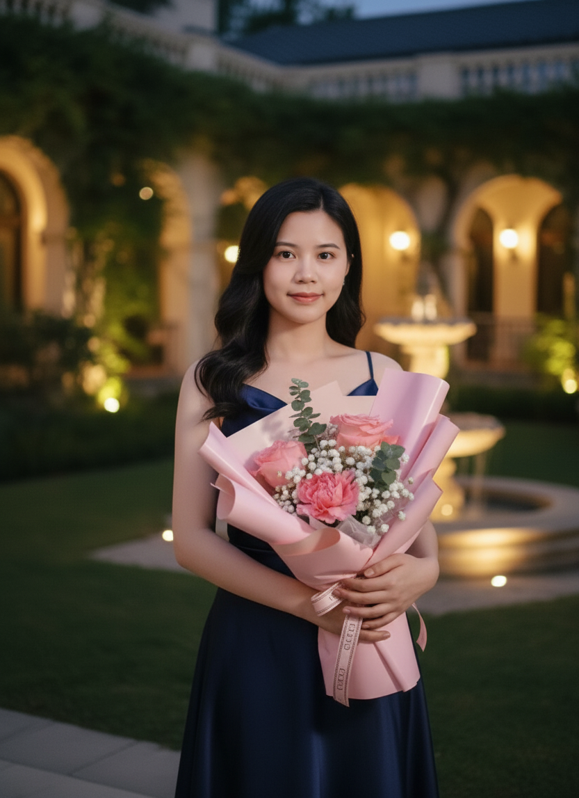 Dreamy Pink - Fresh Flower Arrangement AFT262