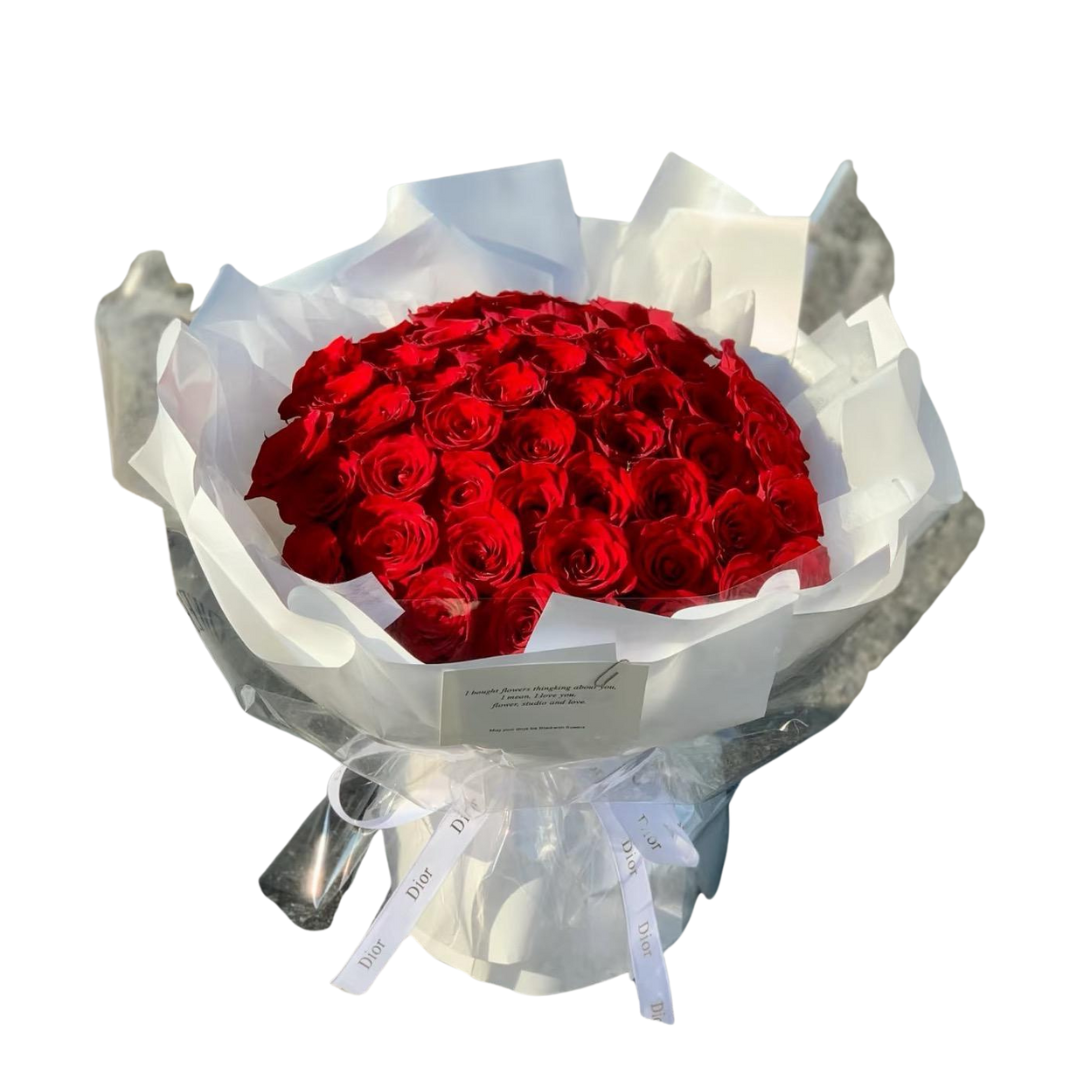 Deep Devotion - Fresh Flower Arrangement AFT263