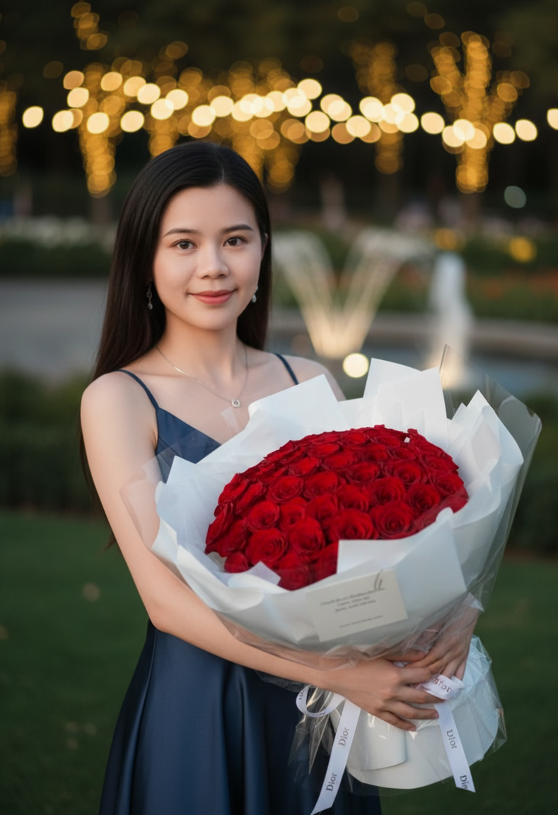 Deep Devotion - Fresh Flower Arrangement AFT263