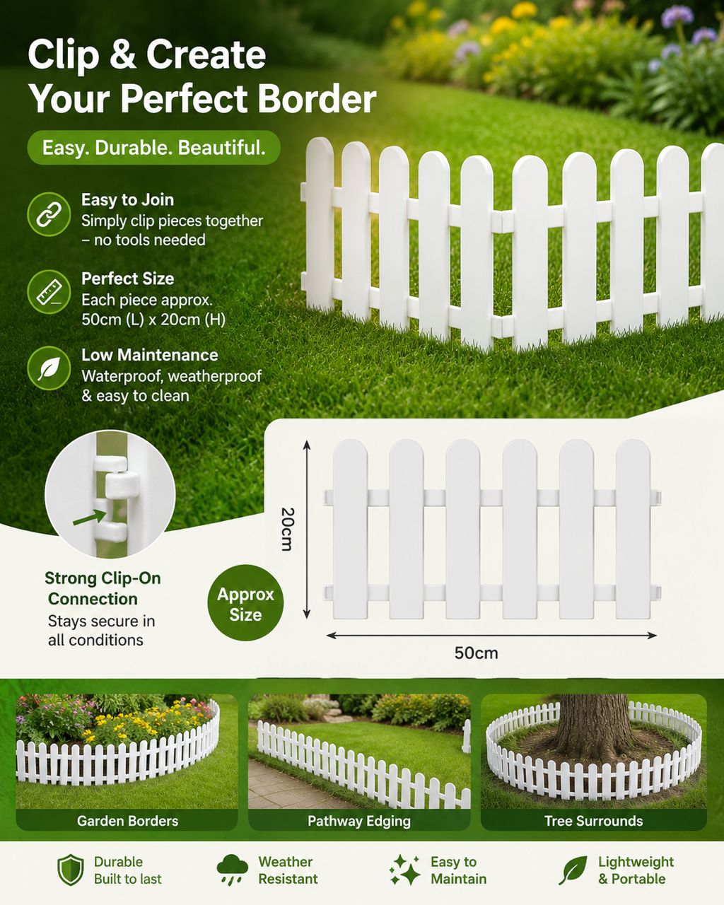 Garden divider panel, plastic, home decor, decor