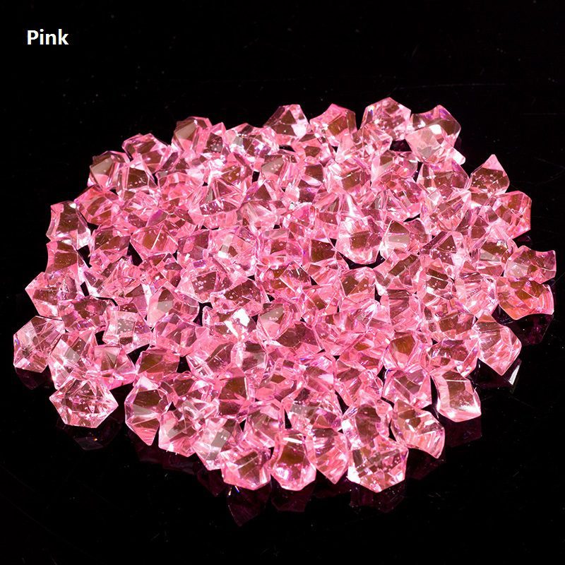 Crystal Plastic Pebbles plant pot gardening, aquarium, home decor Aacc179