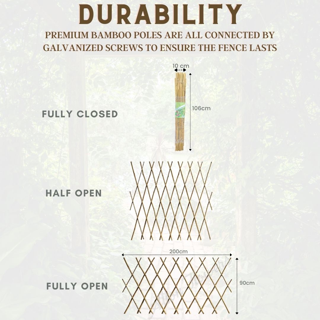 Pole bamboo Trellis expandable, gardening, garden, plants Aacc200