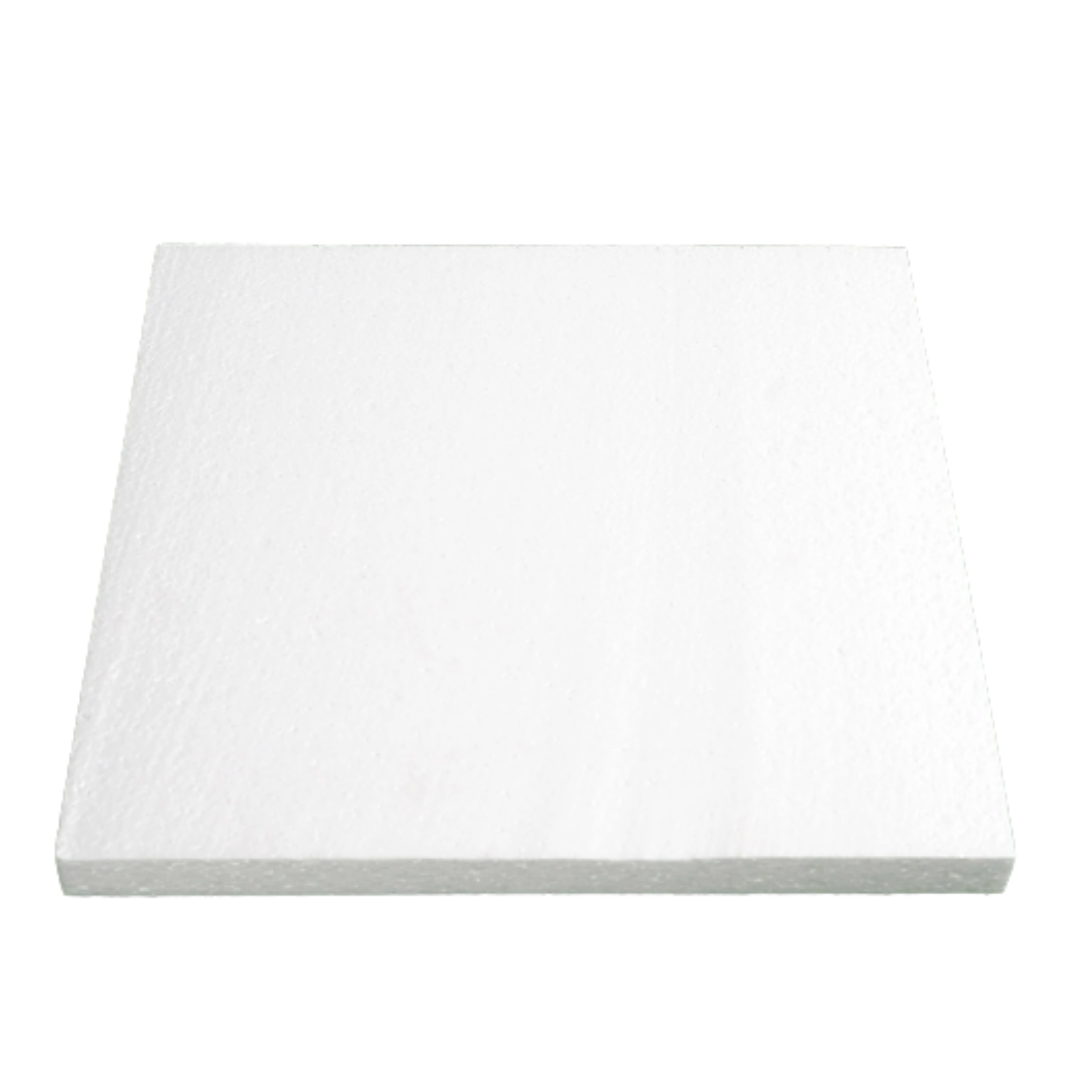 White Styrofoam sheet for wedding boxes, plates, and crafts from Alton Flowers N Gifts, showing a close-up of the foam material.
