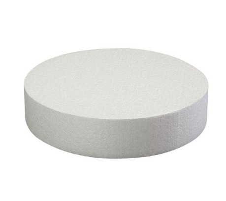 Round Styrofoam centerpiece for wedding boxes and plates, ideal for floral arrangements, by Alton Flowers N Gifts.