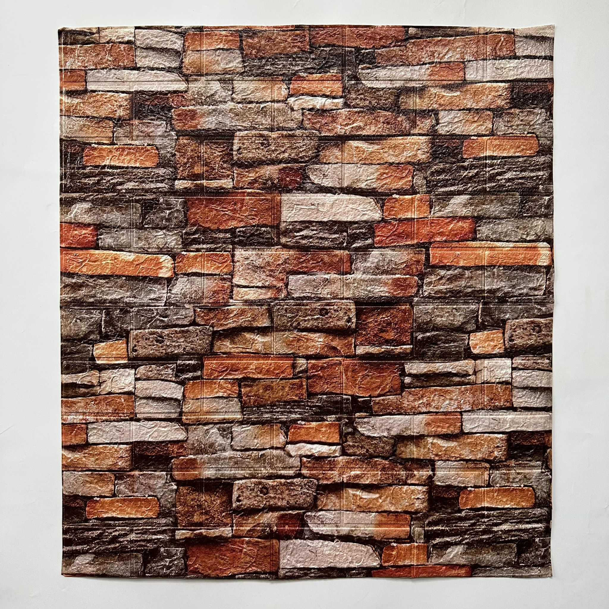 3D Brick Wall Stickers DIY Decor Wallpaper Self-Adhesive Waterproof Wallpapers Aacc263