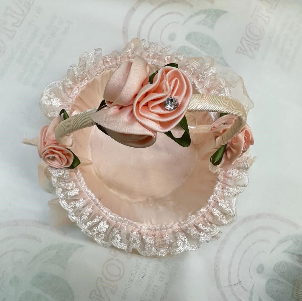 Flower Girl Basket Bridal Portable Handmade Woven Baskets Home Decor for Wedding Party Aacc302