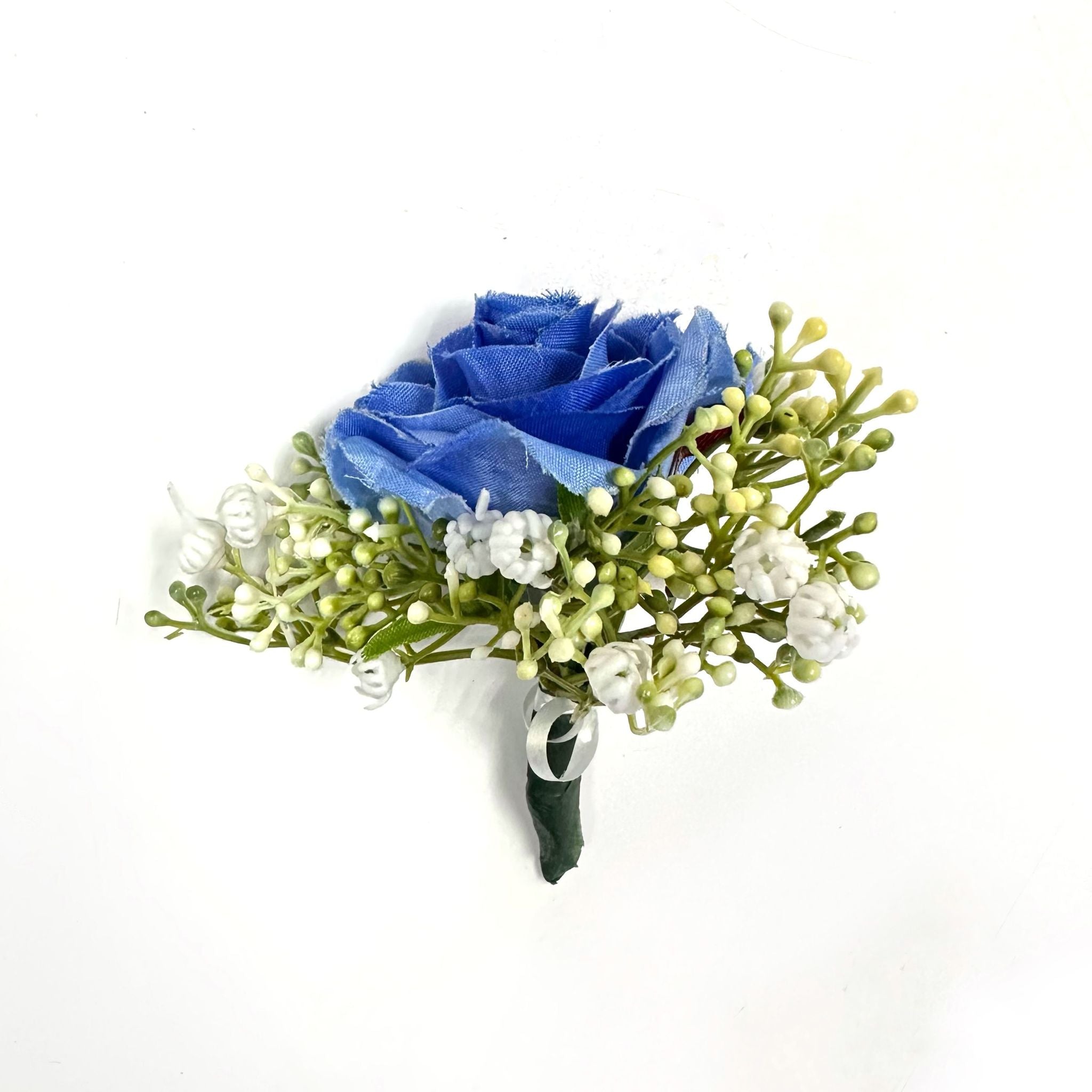 Artificial Rose Boutonniere Corsage Pin On for Wedding Event Aacc309