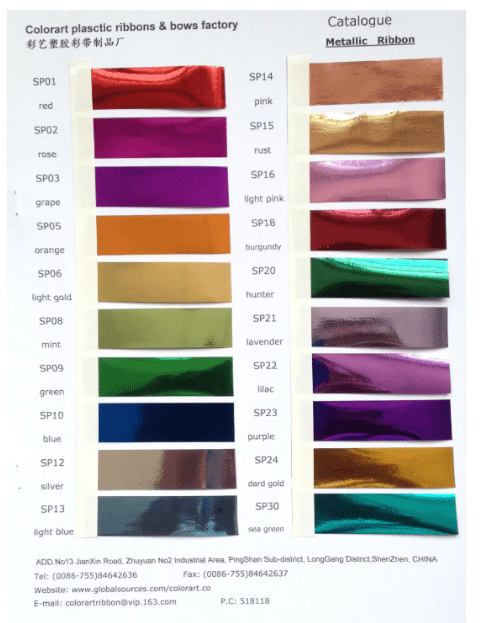 Metallic Ribbon for Events, Weddings, Parties, Corporate Events, Gift Wrappings, Decoration Aacc351