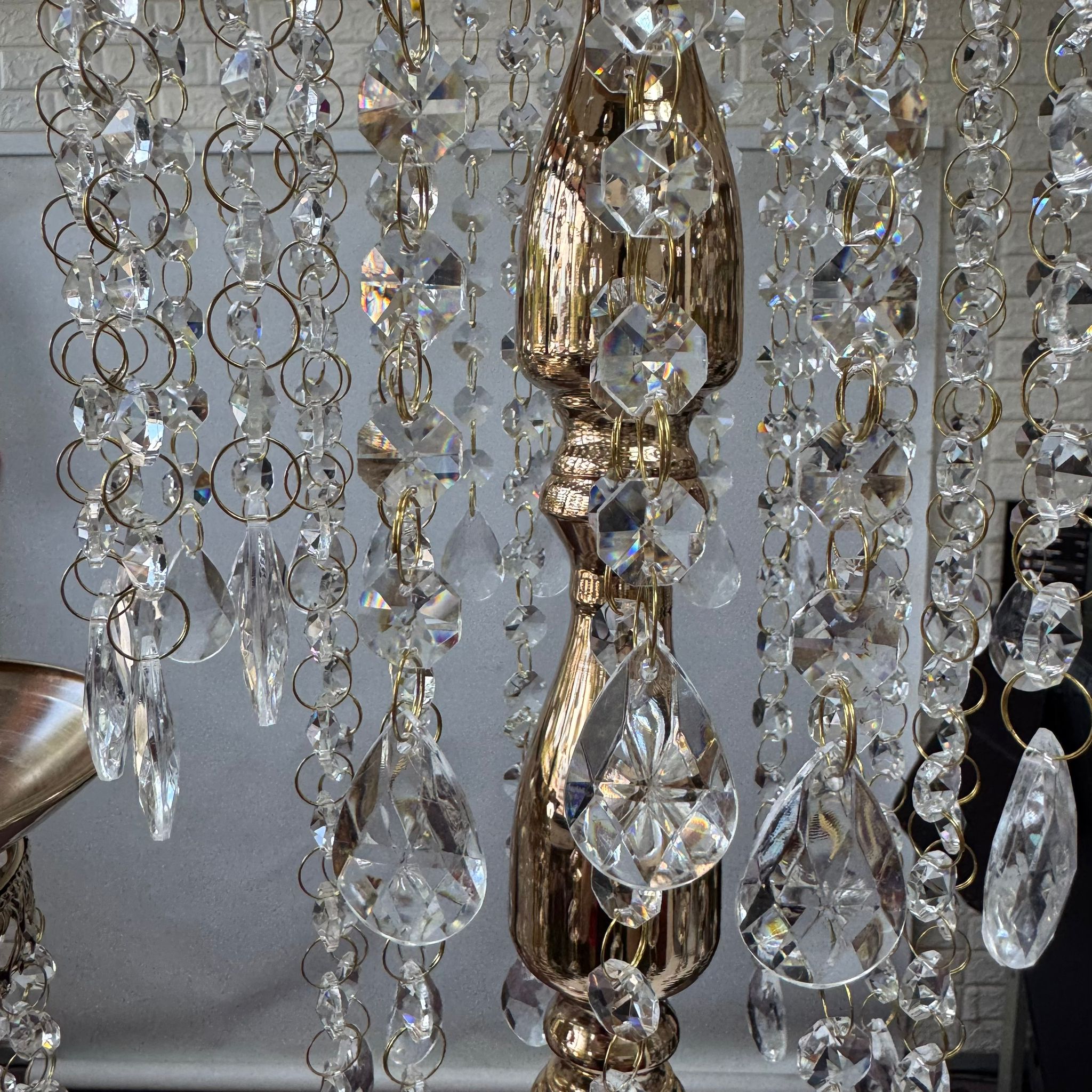 Gold Crystal Stand – 64cm & 92cm Wedding Table Centerpieces Aacc356