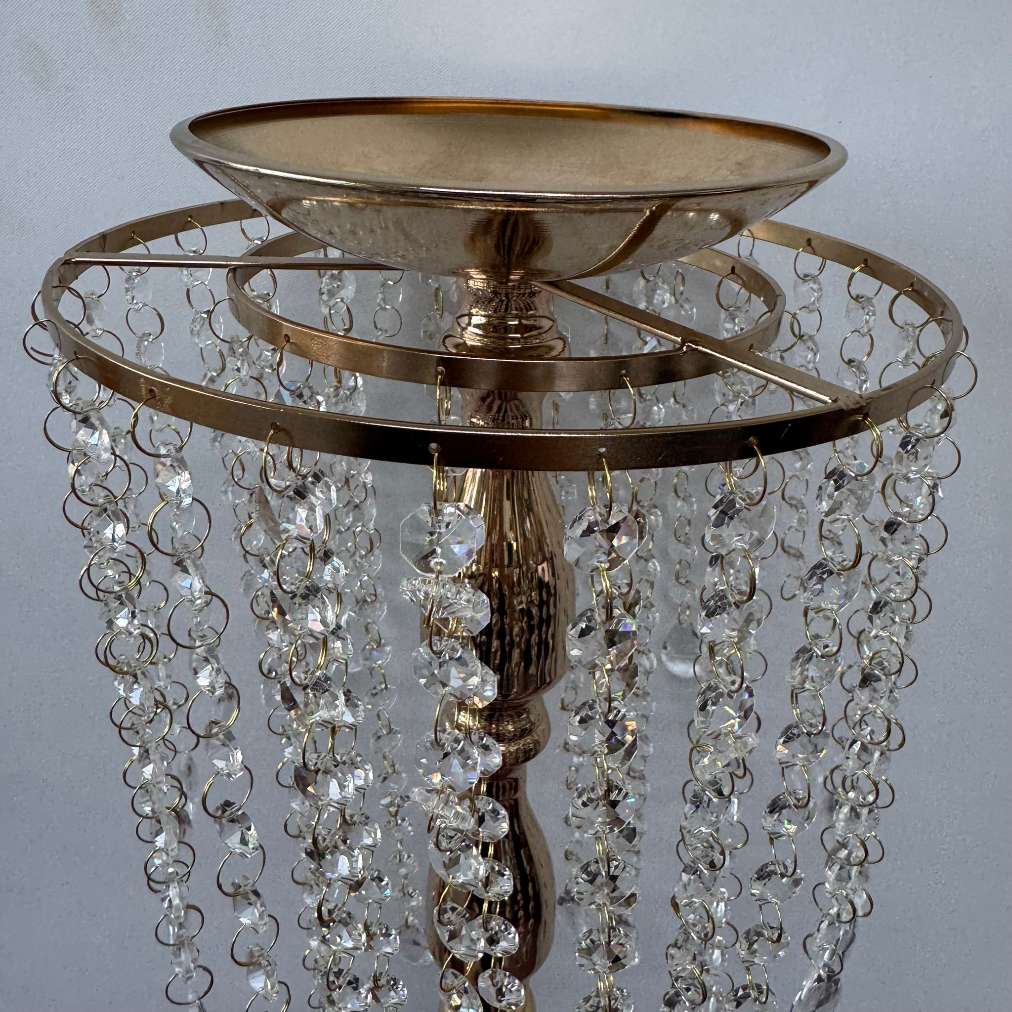 Gold Crystal Stand – 64cm & 92cm Wedding Table Centerpieces Aacc356