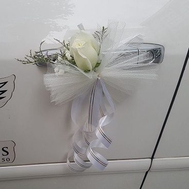 Wedding Car hand crafted Decorations Door Handle Flowers Ribbon Flowers Floral Silk Artificial Bouquet Acar001