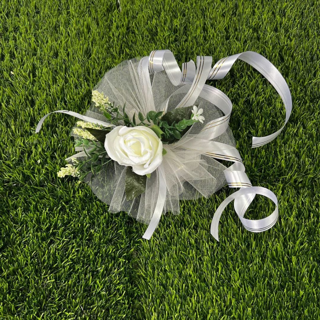 Wedding Car hand crafted Decorations Door Handle Flowers Ribbon Flowers Floral Silk Artificial Bouquet Acar001