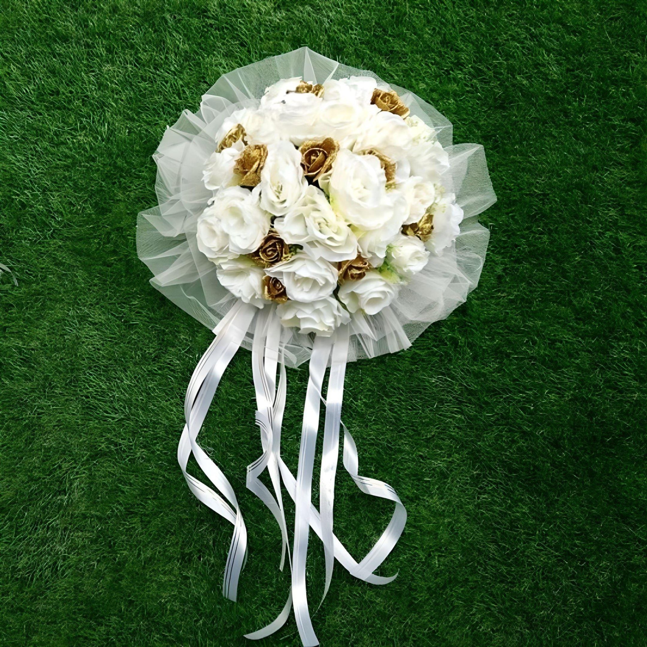 Front Bonnet Wedding Car Flowers