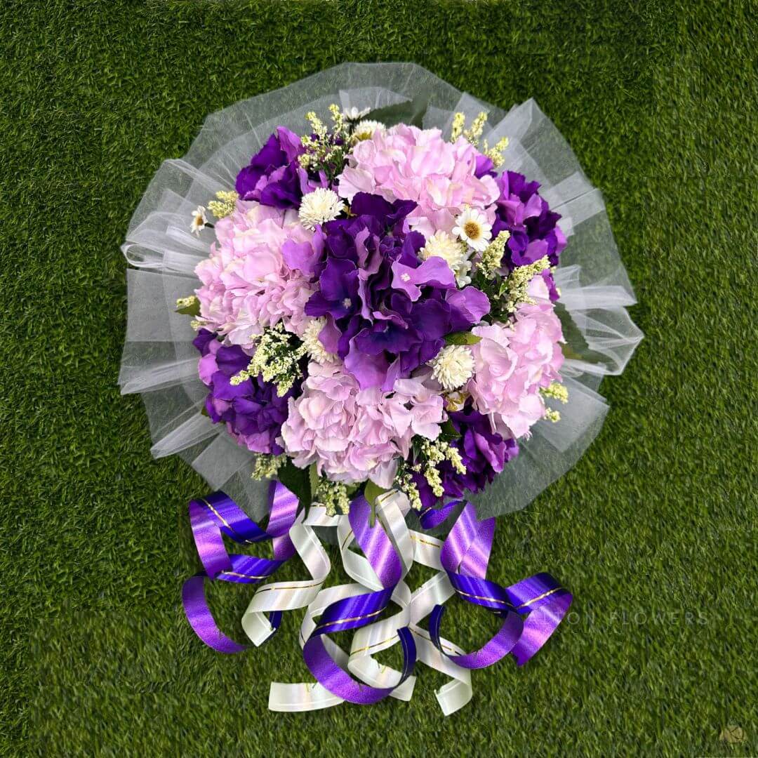 Elegance Wedding Car Flowers – Premium Floral Arrangements with Netting