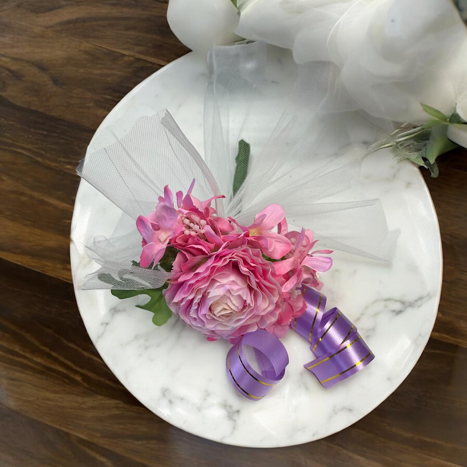 Wedding Car hand crafted Decorations Door Handle Flowers Ribbon Flowers Floral Silk Artificial Bouquet Acar034