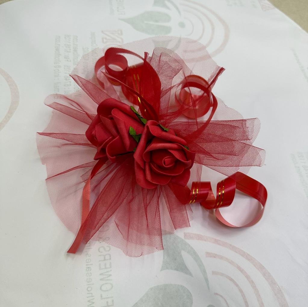 Wedding Car hand crafted Decorations Door Handle Flowers Ribbon Flowers Floral Silk Artificial Bouquet Acar034