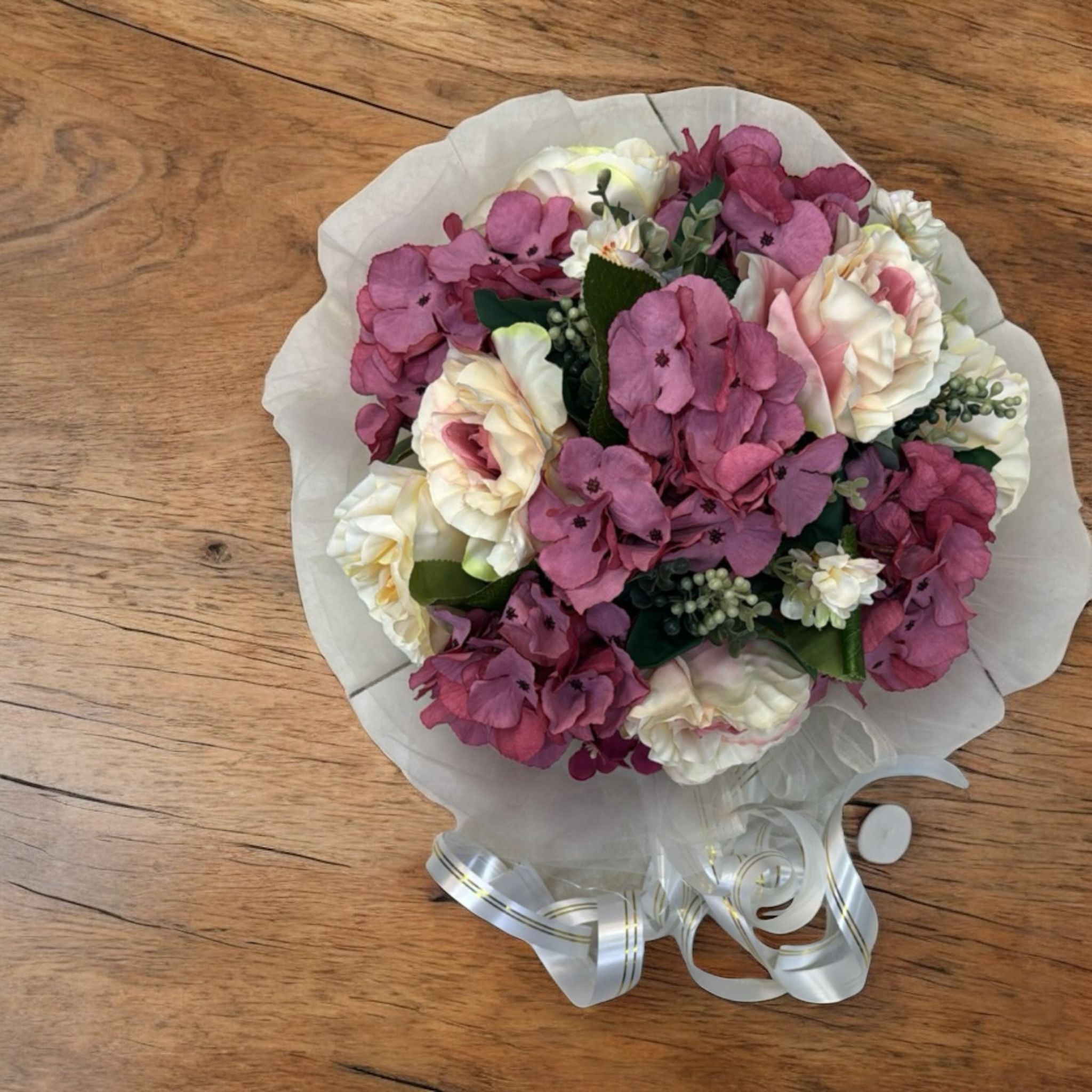 Elegance Wedding Car Flowers – Premium Floral Arrangements with Netting
